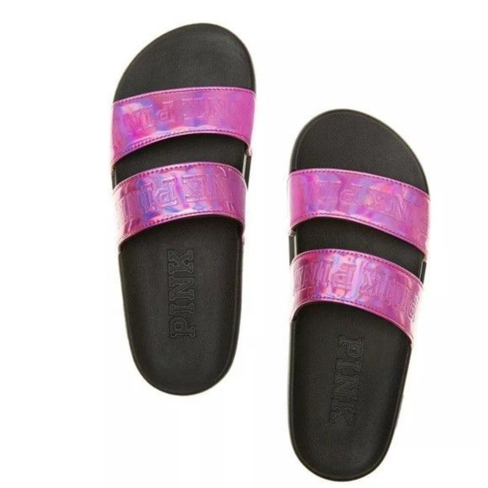 PINK LIMITED Victoria Secret DOUBLE STRAP Slippers